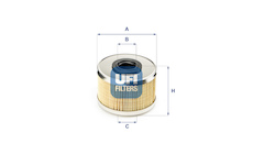 palivovy filtr UFI 26.686.00