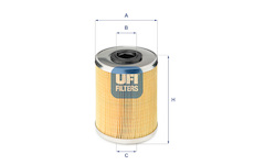 palivovy filtr UFI 26.687.00