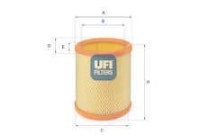 Vzduchový filtr UFI 27.196.00