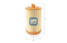 Vzduchový filtr UFI 27.486.00