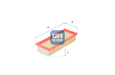 Vzduchový filtr UFI 30.032.00