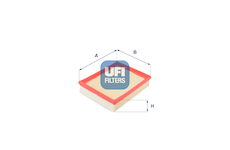 Vzduchový filtr UFI 30.117.00