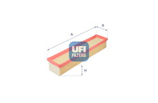 Vzduchový filtr UFI 30.181.00