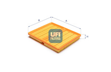 Vzduchový filtr UFI 30.A51.00
