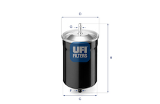 palivovy filtr UFI 31.500.00