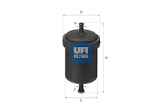 palivovy filtr UFI 31.512.00