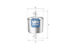 palivovy filtr UFI 31.514.00