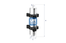 palivovy filtr UFI 31.824.00