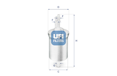 palivovy filtr UFI 31.840.00