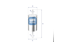 palivovy filtr UFI 31.842.00