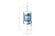 palivovy filtr UFI 31.845.00