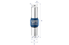 palivovy filtr UFI 31.847.00