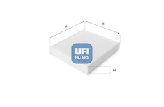 Filtr, vzduch v interiéru UFI 53.129.00