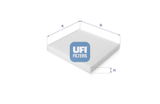 Filtr, vzduch v interiéru UFI 53.130.00
