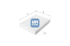 Filtr, vzduch v interiéru UFI 53.206.00