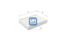 Filtr, vzduch v interiéru UFI 53.233.00