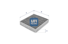 Filtr, vzduch v interiéru UFI 54.158.00