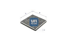 Filtr, vzduch v interiéru UFI 54.253.00