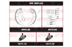Souprava brzd, bubnova brzda REMSA SPK 3045.03