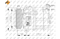Kompresor, klimatizace NRF 32117G