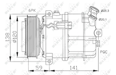 Kompresor, klimatizace NRF 32191