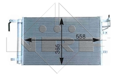 Kondenzátor, klimatizace NRF 35982
