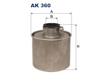 Filtr, kompresor (tlakovzdušná brzdová soustava) FILTRON AK 360