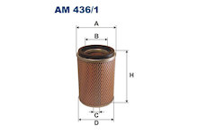 Vzduchový filtr FILTRON AM 436/1