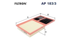 Vzduchový filtr FILTRON AP 183/3