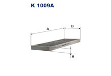 Filtr, vzduch v interiéru FILTRON K 1009A