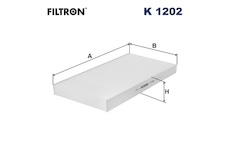 Filtr, vzduch v interiéru FILTRON K 1202
