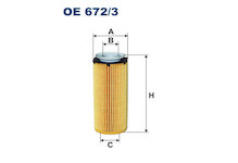Olejový filtr FILTRON OE 672/3