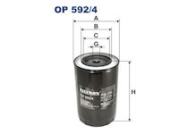 Hydraulický filtr, automatická převodovka FILTRON OP 592/4