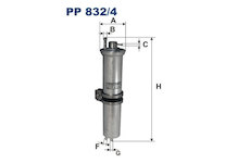 palivovy filtr FILTRON PP 832/4