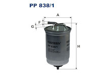 palivovy filtr FILTRON PP 838/1