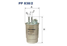 palivovy filtr FILTRON PP 838/2