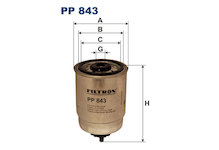palivovy filtr FILTRON PP 843