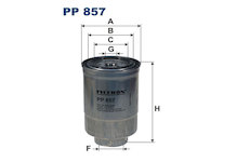 palivovy filtr FILTRON PP 857