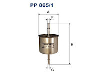 palivovy filtr FILTRON PP 865/1