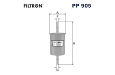 palivovy filtr FILTRON PP 905