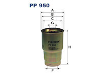 palivovy filtr FILTRON PP 950