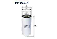 palivovy filtr FILTRON PP 967/7