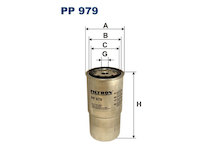 palivovy filtr FILTRON PP 979