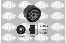 Vratna/vodici kladka, ozubeny remen SASIC 1700010