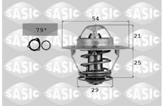 Termostat, chladivo SASIC 4000366