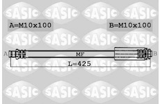 Brzdová hadice SASIC 6606177