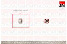 Vratna/vodici kladka, ozubeny remen FAI AutoParts T1164