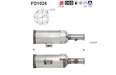 Filtr pevnych castic, vyfukovy system AS FD1024