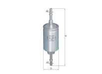 palivovy filtr MAHLE ORIGINAL KL 458