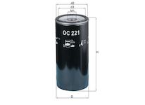 Olejový filtr MAHLE ORIGINAL OC 221